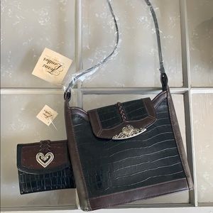 Brand New Leather Purse and Wallet Set